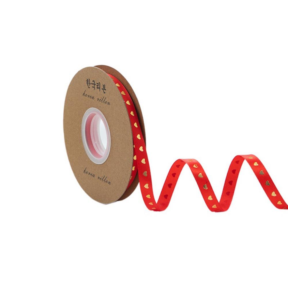 

Love Printed Valentine s Day Series Ribbon 1cm*30 meters Gift Packaging Ribbon DIY червоний