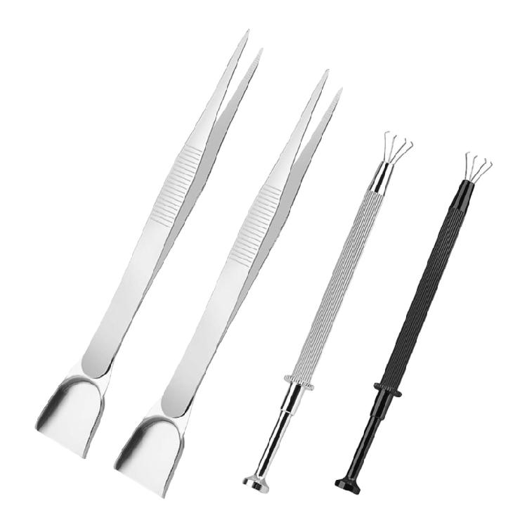 

4 Piece Piercing Ball Twisters Precisions Grabber Tool Kits With Slotted Tips For Secure Handling Of Small Objects 1