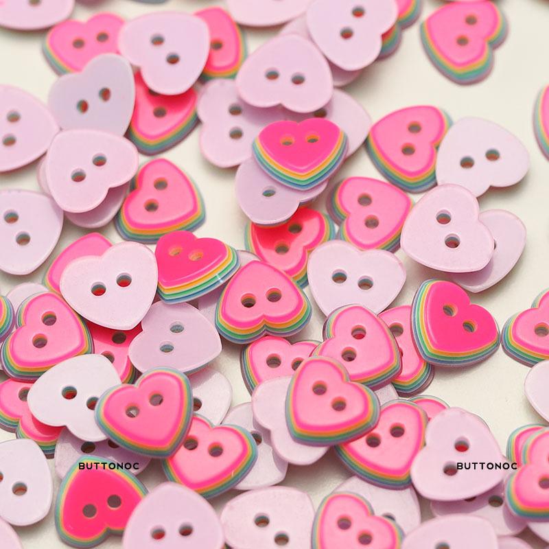 Two Eyes Love Resin Button Girls Style Shirt Dress Decorative Button Versatile Knitted Cardigan Button