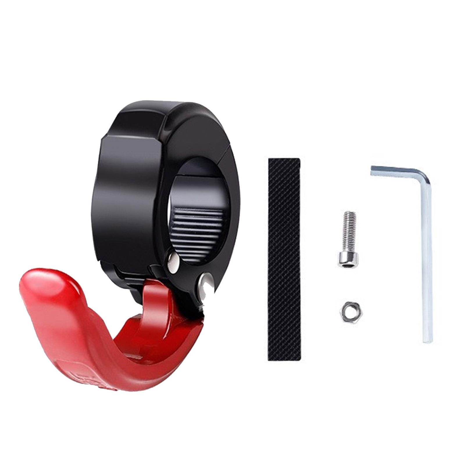 

Крюк на руль мотоцикла из алюминиевого сплава, крюк-коготь для подвешивания сумки, крюк для шлема мотоцикла, крюк-вешалка для багажа электровелосипеда красный