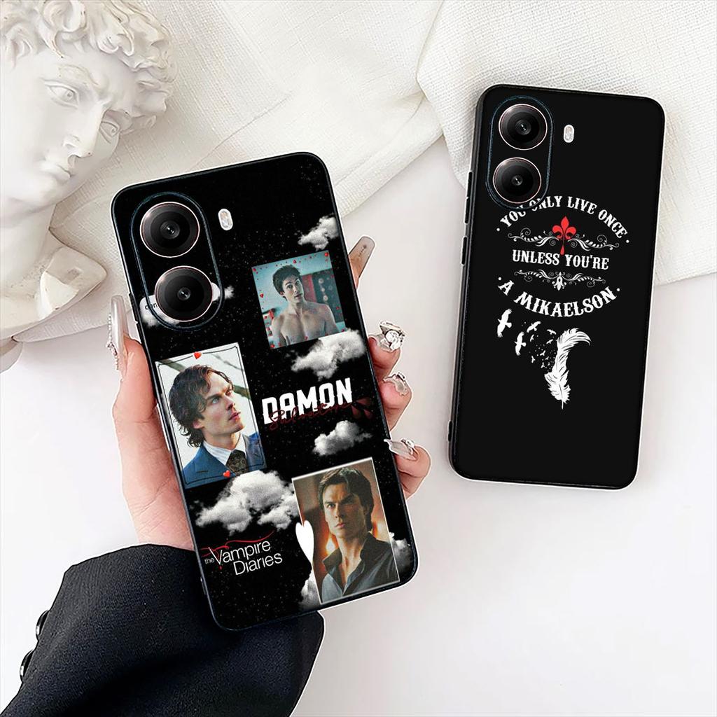 The Vampires D-Diaries Phone Case for Samsung Galaxy A06 A05 A14 A50 A51 A52 A12 A13 A23 A70 A07 A25 A26 A72 A56 Soft Cover