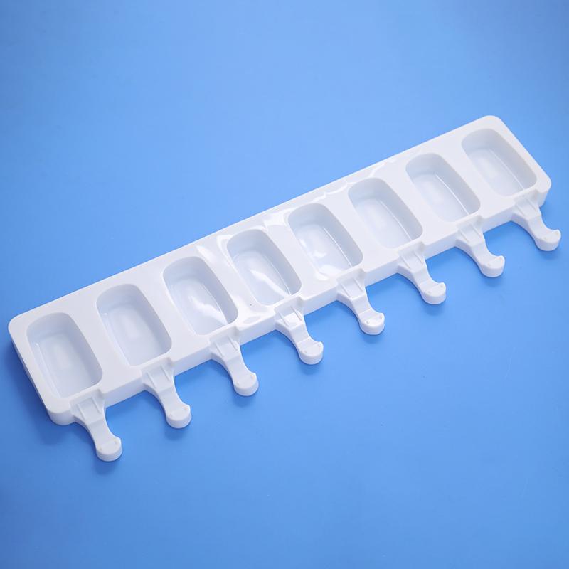 8 Hole Silicone Ice Cream Mold Silicone Diy Fruit Juice Ice Pop Cube Maker Mould