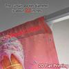 Set Of 2 Flat Printing Curtains Without Rod Icecream Bliss Curtain Yarn Room Decor Ldeal Modern Made Polyester