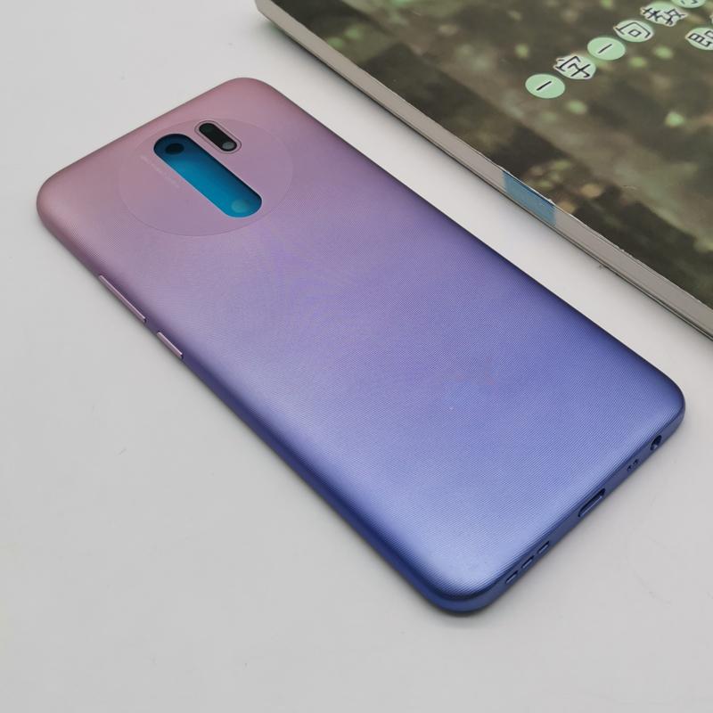 

Для Xiaomi Redmi 9 Задня кришка батареї Заміна кришки корпусу задніх дверей для телефону Redmi 9 Redmi9 + клей рожевий