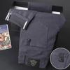 Men's Winter Fleece Straight Slim Casual Pants Thick Warm Business Elastic Trousers