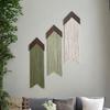 Nordic Style Wooden Cloud Tapestry with Cotton Rope and Tassels - DIY Kit