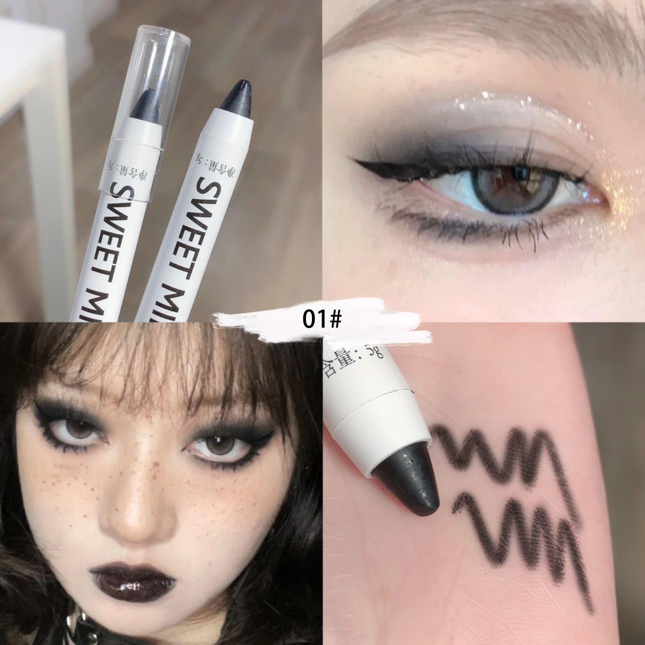 

Ручка-хайлайтер «Лежащий шелкопряд» Матовый белый жемчуг Серебристый хайлайтер для лица «Лежащий шелкопряд» Тени для век Ручка 01#