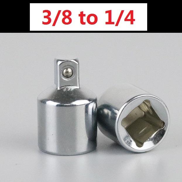Stecknuss-Konverter-Adapter-Set Hülsenadapter 1/2 Groß 3/8 Mittel 1/4 Klein Austauschbarer Adapter Ratschenschlüssel-Aufsatz