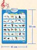 Femtos Wall Poster Set with Audio English for English Vocabulary Educational Posters for English Pronunciation Roman Educational English Audio That