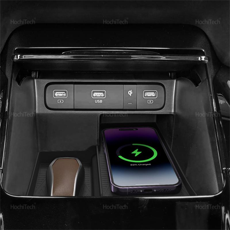Fast Wireless Charging Pad Non-Slip Mat Car Storage Lightweight Phone Wireless Charger Mat for Kia Sorento MQ4 2025-2025 2025