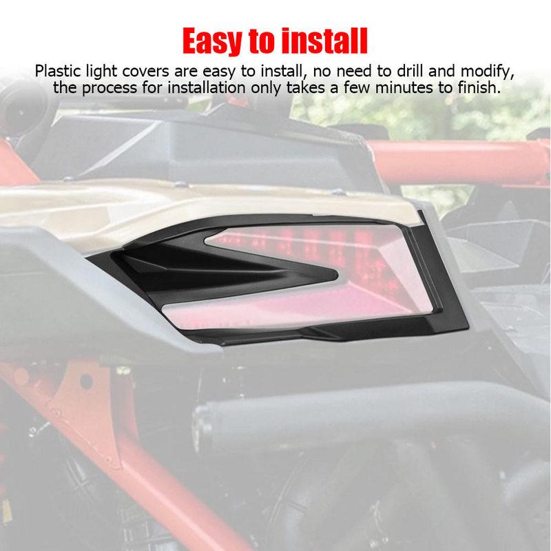 Rear Taillight Cover Brake Stop Light Guard For Can-Am Maverick X3 Max R XDS 4x4 Turbo 705010686 705010687 UTV Accessories