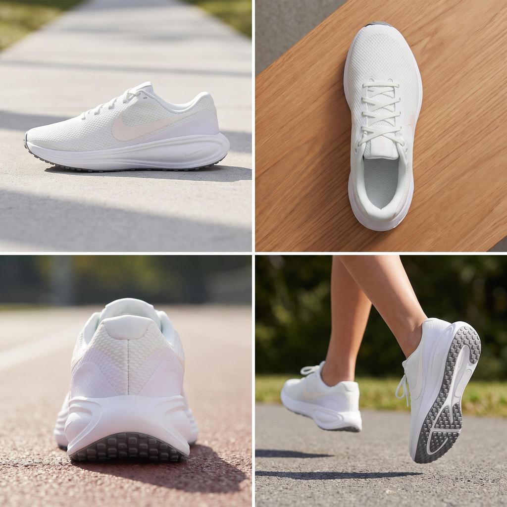 Nike Revolution 8 Sail White Women Sneakers Pencil-Point Chalk HJ8485105
