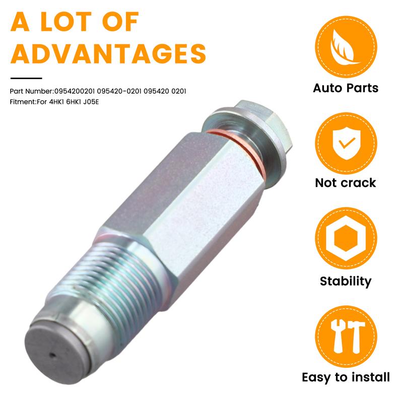 Odolný-095420-0201 Omezovací ventil tlaku paliva Common Rail pro dieselové motory ISUZU 4HK1 6HK1 J05E 0954200201 095420 0201