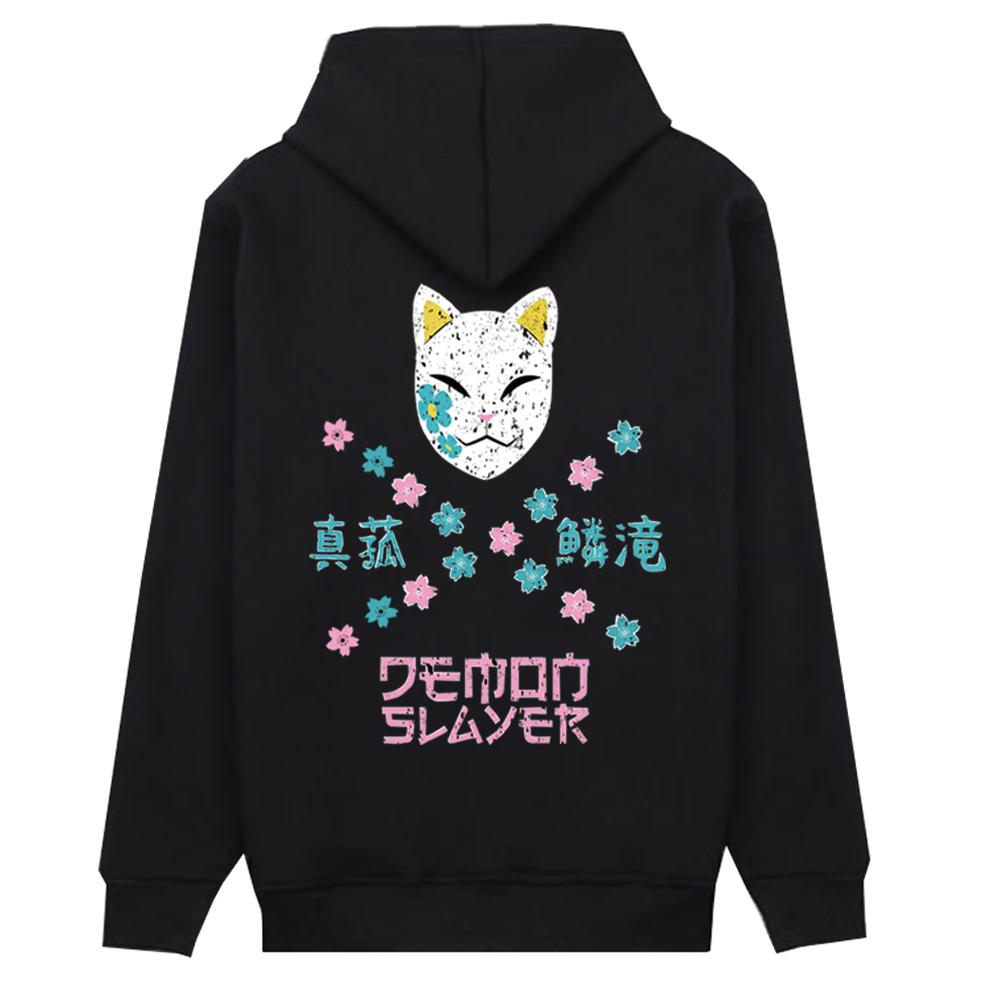 Muži Ženy Mikina Móda Mikina Anime Demon Slayer Cosplay Kabát na zip Podzim Zima Street Styl Top Zip Streetwear Volný Top