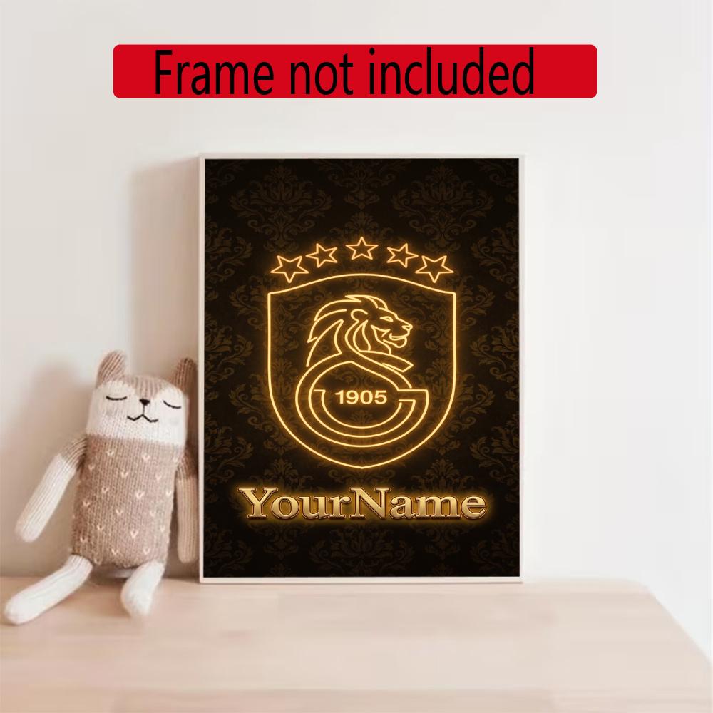 Galatasaray Personalized Name Diamond Paintings Mosaic Wall Round Diamond Art Painting Kits Embroidery Crystal Accessories Frameless