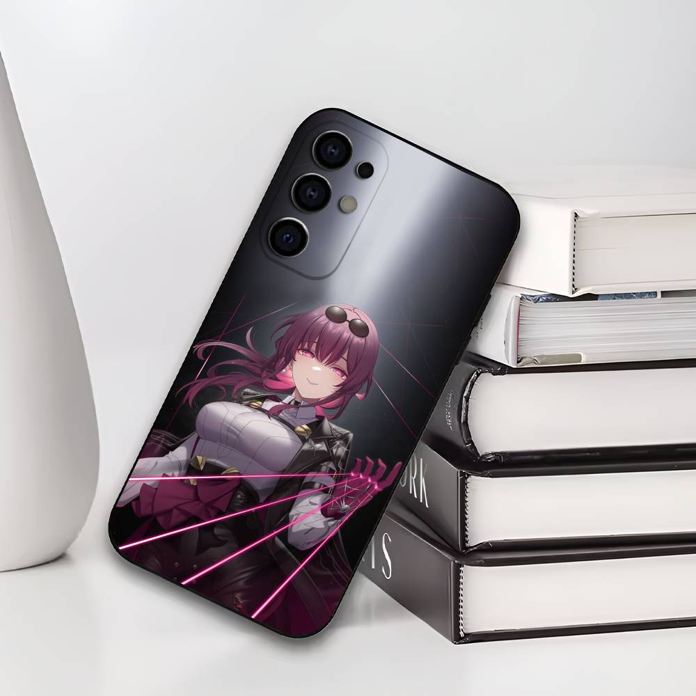 Kafka H-Honkai S-Star R-Rail Phone Case For Samsung S25,S24,S21,S22,S23,S30,Ultra,S20,Plus,Soft Silicone Black Cover