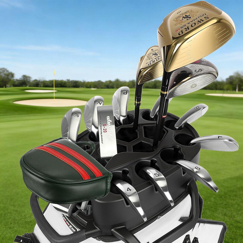 Digital Slash Trim Magnetic Golf Putter Head Cover