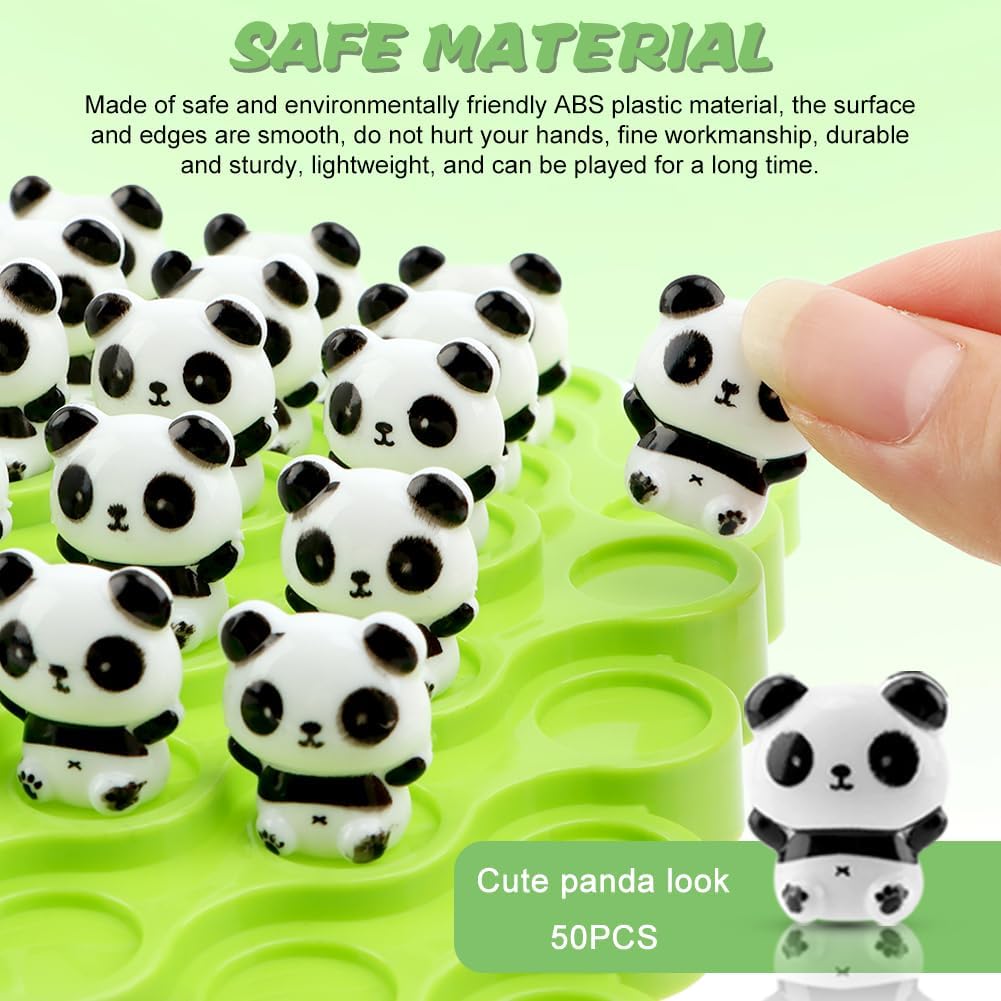 Panda Balance Tree Game Toy,Two-Playe Parent-Child Interactive Family Tabletop Puzzle Game Montessori ,Birthday Gifts for Kids