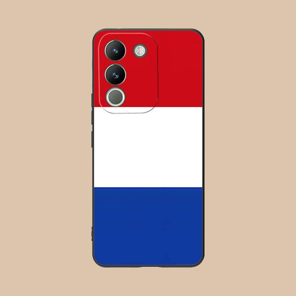 Netherland Dutch Flag TPU Mobile Phone Case for VIVO Y77 76 75 74 73 72 58 56 55 51 50 38 36 Y19 Y18 Y03 Y01 5G Colorful Cover