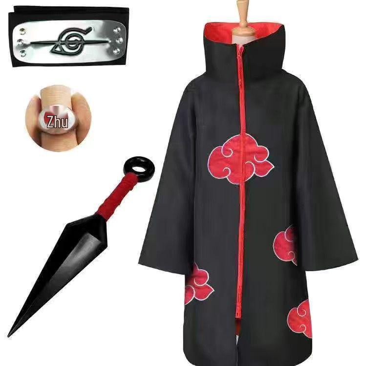 Uchiha Itachi Plášť Akatsuki Cosplay Kostým na Halloween