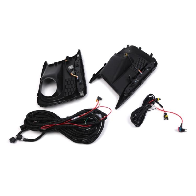 Dynamic Sequential Turn Signal Light Daytime Running Light Fog Lamp Bezels