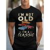 Men's Graphic Print T-Shirt Casual Short-Sleeve Top