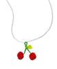 Sk8Er Rock Cherry Brystal Beads Necklace