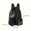 Swimming Bag Mesh Drawstring Backpack With Wet Bag Beach Backpack Gym Backpack