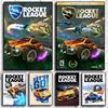 Rocket League Game Poster Neon Video Game Canvas Painting Wall Art Picture for Modern Boy Room Living Room Home Decor Cuadros