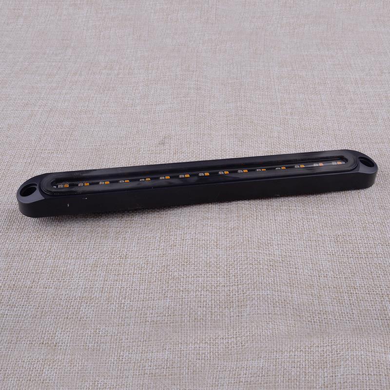 2Pcs 10" LED Tail Brake Stop Light Bar Flowing Sequential Turn Signal Lamp DRL Universal For Truck Trailer RV Lorry Van Car SUV