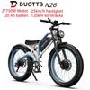 DUOTTS N26 Electric Bike 48V 20AH Samsung Battery 1500W Power Dual Motor 26 "aluminum Alloy Frame Electric Mountain Bike