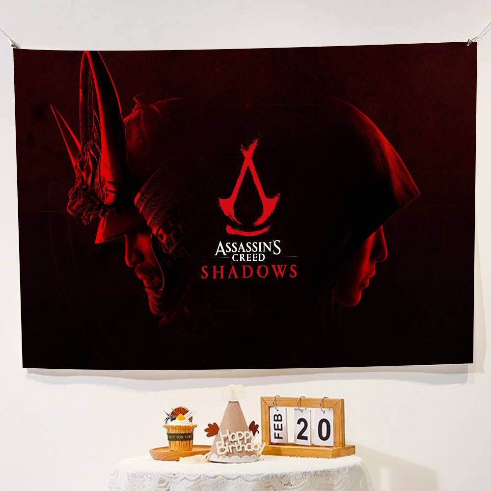 A-Assassin s Creedes Large Banner Planets Backdrop Birthday Party Decorations Tapestry Room Decor