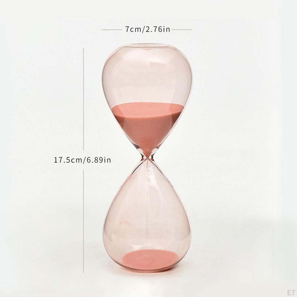 Elegant Glass Sand Timer for Home and Office Decor