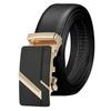 Men'S Cowhide Belt High-End Automatic Buckle Leather Belt Men'S Middle-Aged And Young Leisure Business Belt Men
