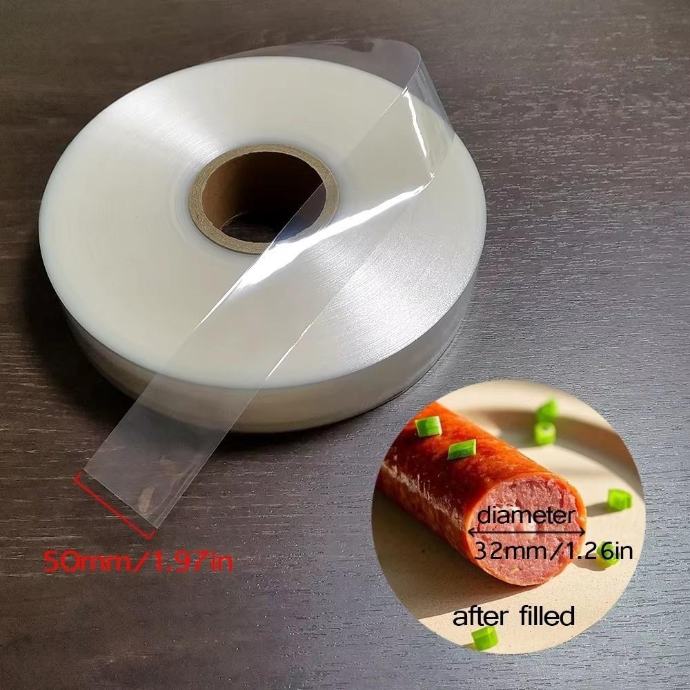 5/10 M Plastic Packaging Sausage Casing Plastic Plastic Casings  Sausage Making