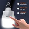 1/2/4PCS Outdoor Camping Portable Electric Lamp, Portable LED Camping Light Bulb, USB Charging, 3 Lighting Modes, White/Orange