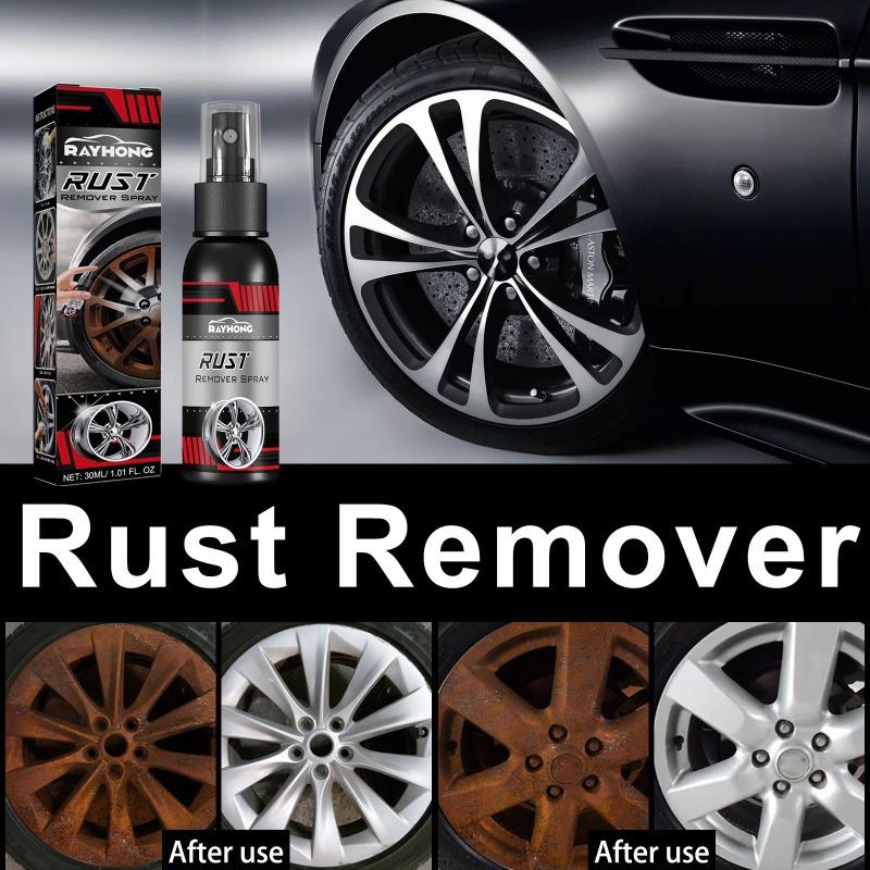 Car Wheel Hub Rust Remover Multifunctional Anti-dirt Spray Metal Surface Chrome Paint Automotive Maintenance Iron Powder
