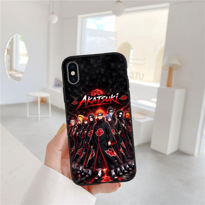 LO10 Anime Naruto Akatsuki Soft Shell Phone Case for Xiaomi Poco C40 C50 C51 C55 C65 C71 C75 F3 F5 F6 F7 M2 M3 Pro Ultra