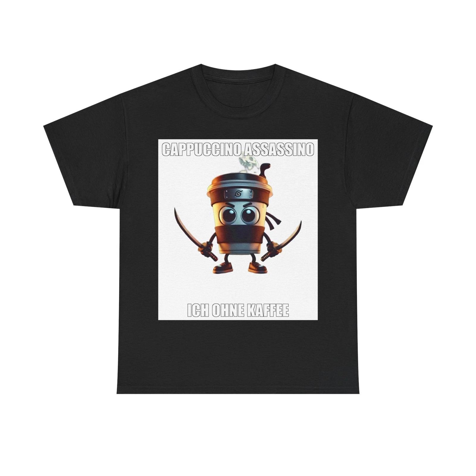 Cappuccino Assassino Unisex T-Shirt | Brainrot Meme Shirt Funny Viral Internet H M