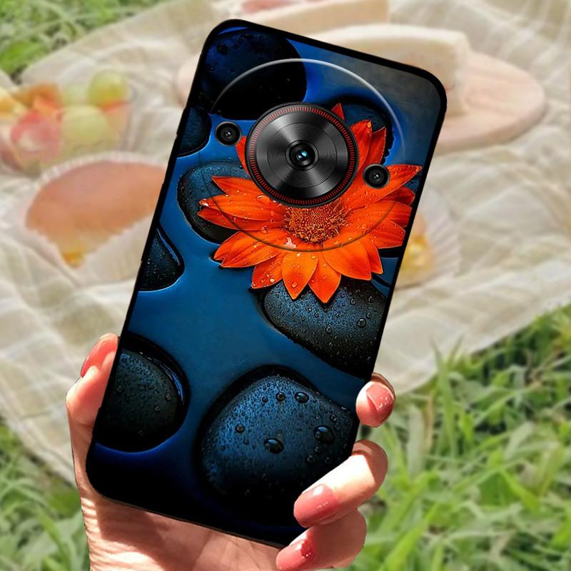 For ZTE Nubia Focus 5G Case Cover For Nubia Focus 5G Silicone Soft Marble Black Bumper Coque for ZTE Nubia Focus 5G Protective