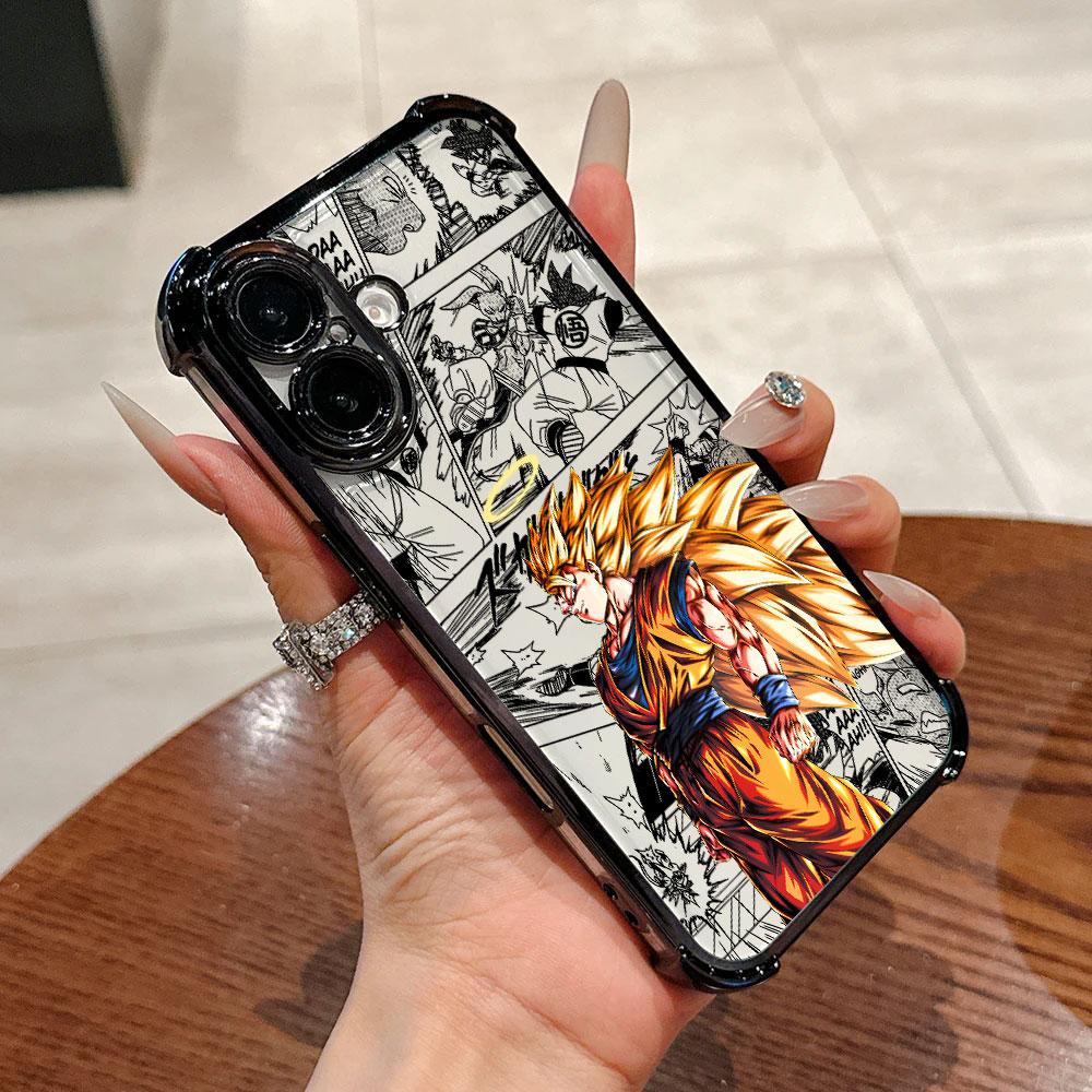 Dragons B-Ball Z Anime Soft Funda For iPhone 18 17 Pro 16 15 14 13 12 11 Pro Max Case 17 Plus 17E 16E 17Air Protection Phone Cover