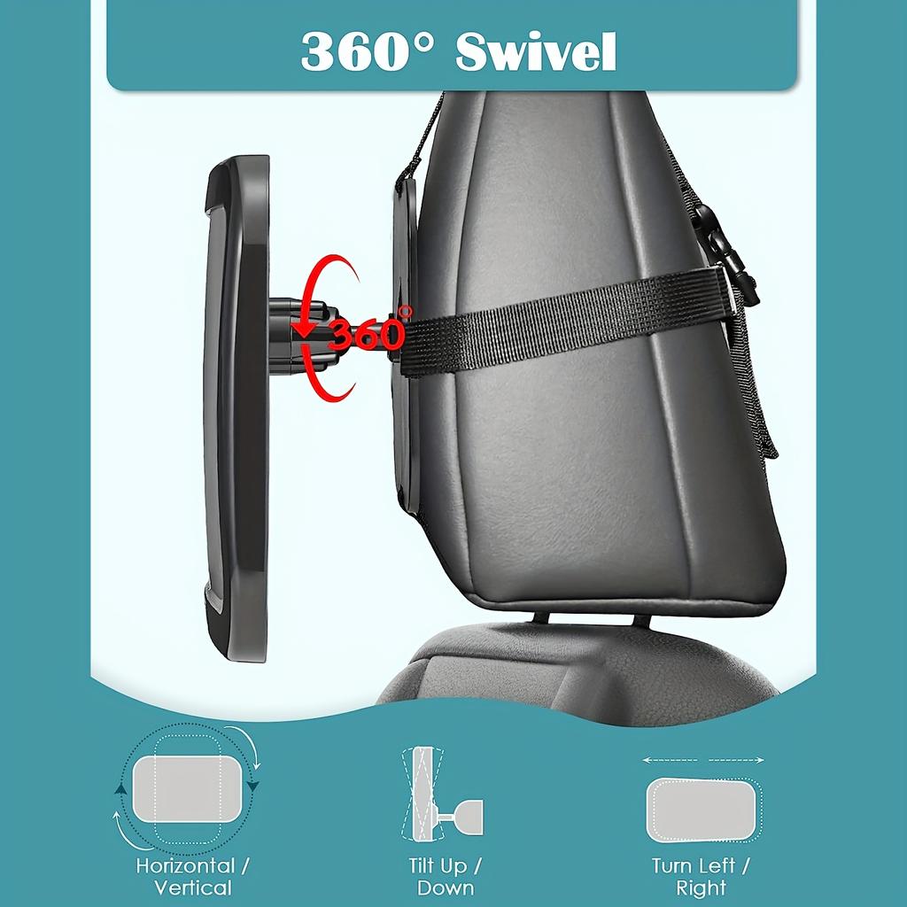 Back Baby Seat Safety Mirror For Car Headrest Rear Facing Seat Infant  Toddler Child Mirror In Car Baby Viiew Suitable For All Ages Kids Adults