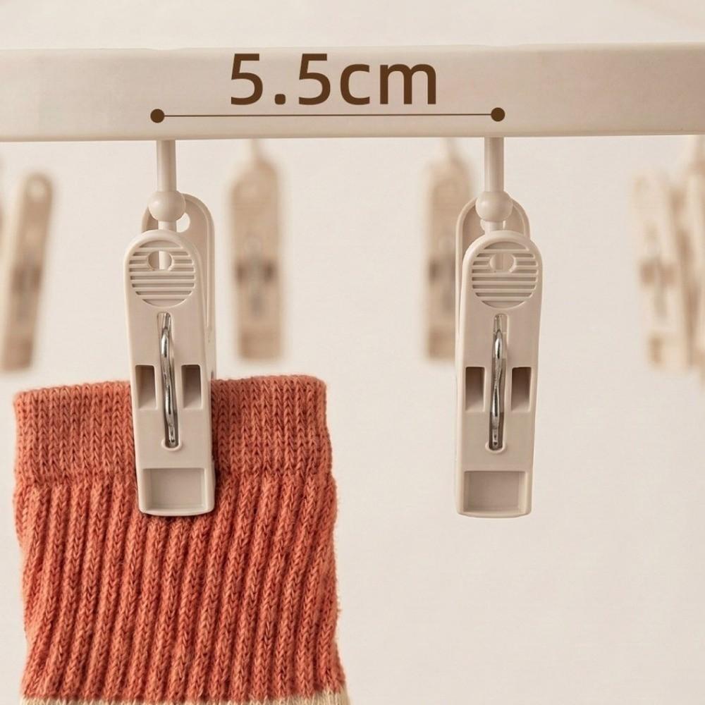 Plastic Socks Drying Clips Windproof Hanging Underwear Clips Sock Underwear Rack Apartment