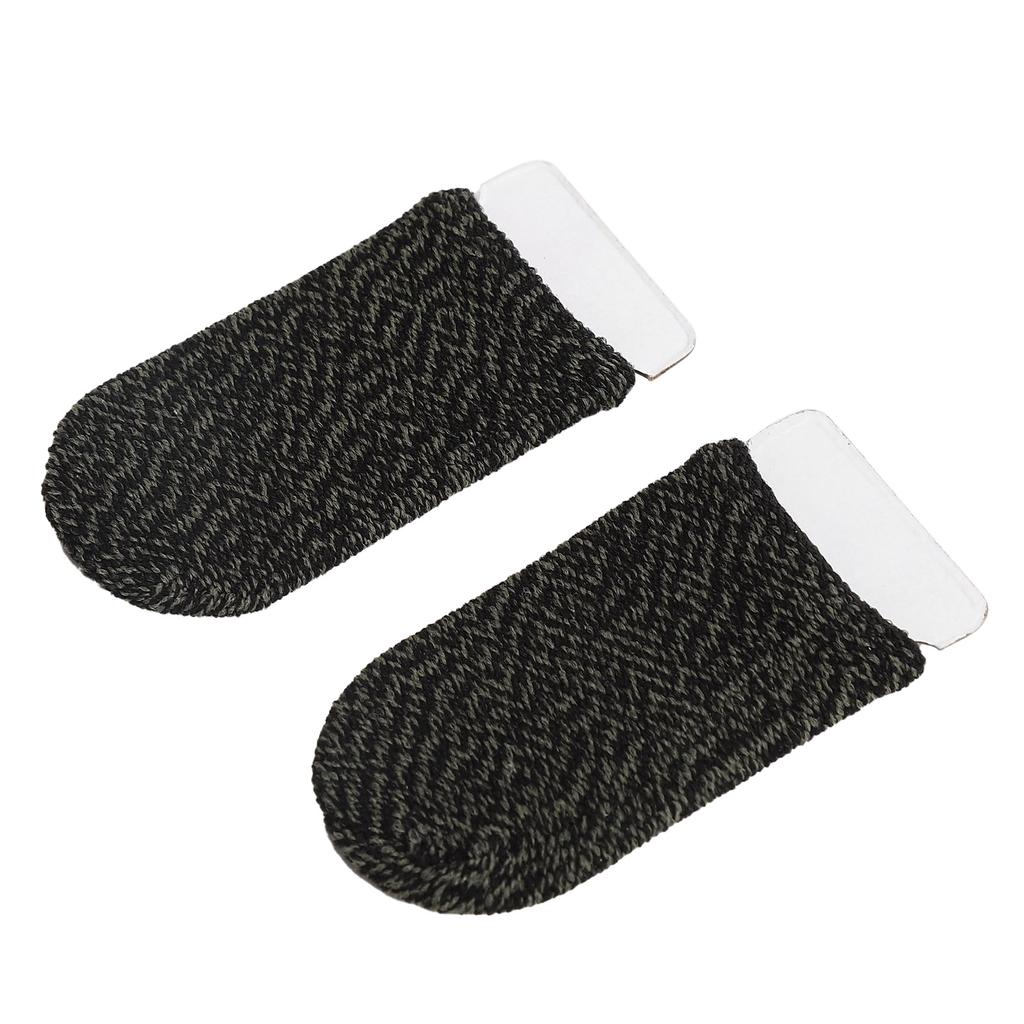 Чехол для мобильного игрового пальца, многоразовый, устойчивый к поту, сенсорный игровой контроллер, черный