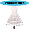 White Crinoline 35cm Childrens Petticoat Designed For Special Occasion And Stage Costumes