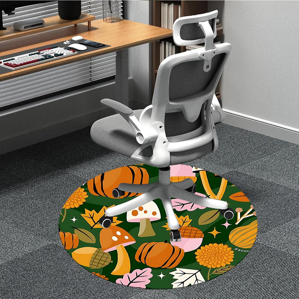 

1pc Autumnal Elements Chair Carpet for Office - Durable, Ideal for Chair Mats, Stylish & Functional Decorative Rug yy260130014 80cm by 80cm