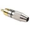 Speaker Wire Cable To Audio Male Connector Adapter Gold Plated 20pcs
