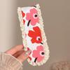 Floral Knit Choppy Bangs Sticker Headband for Women – Non-Slip Hair Magic for Washing Face.