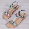 Hot-selling Large-size Bohemian Sandals Women's Summer New Fish Mouth Wedge Heel Open-toed Sandals