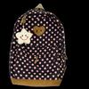 Schoolbag Clear and soft atmosphere Contrast color polka dot backpack Female college students daily street light commuting backpack